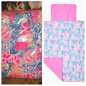 Lilly Pulitzer Beach Mat Sea Glass AQ Rainforest Retreat